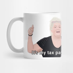 Angela - taxpaying right Mug